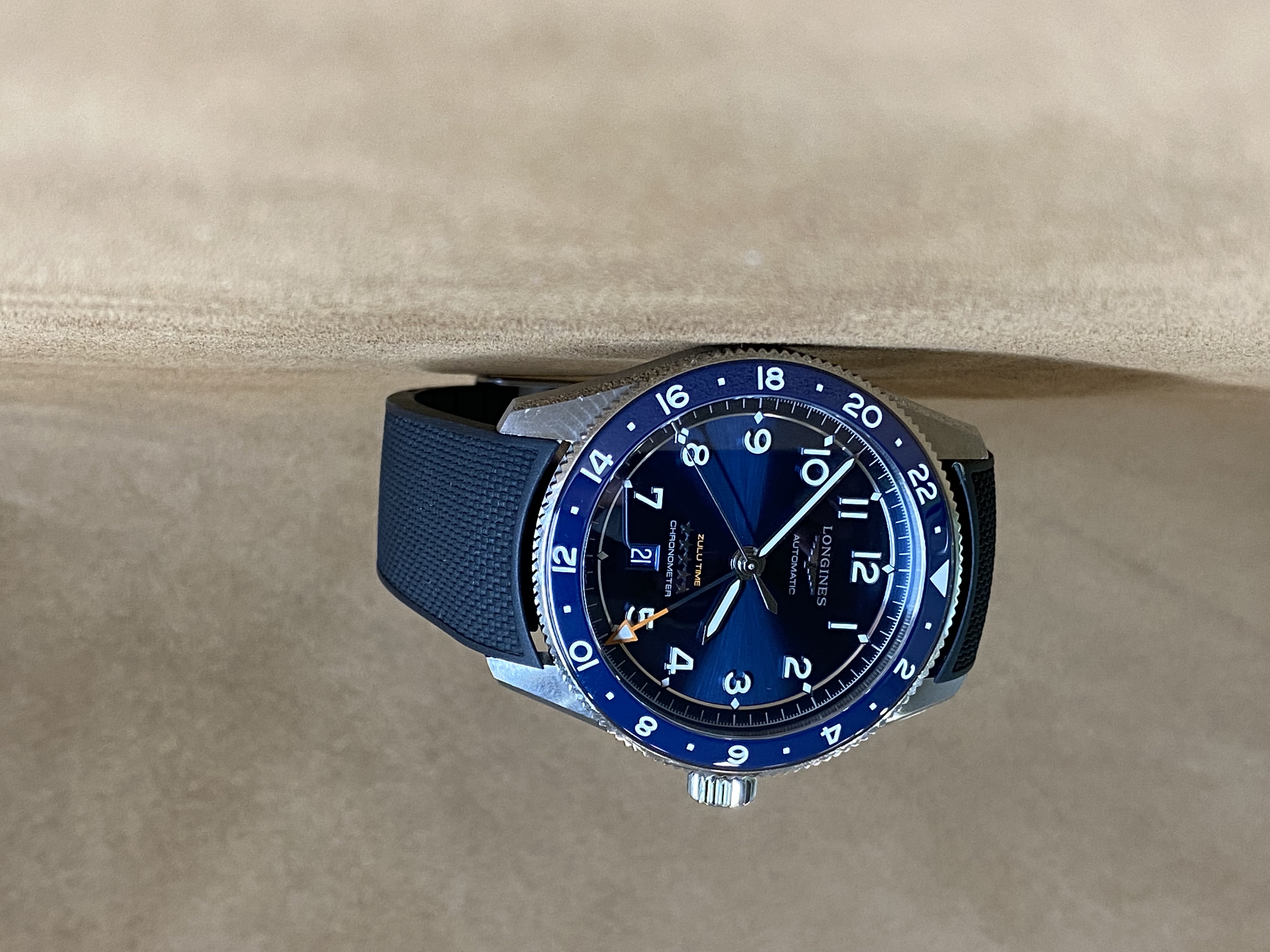 Longines Spirit Zulu Time blue GMT 2022