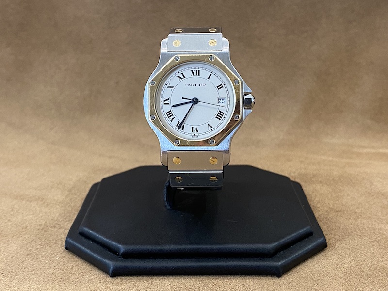 Cartier Santos Octagon two-tone 1990s