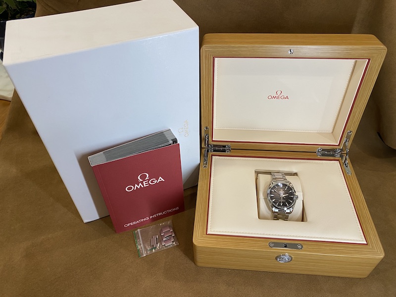 Omega Seamaster Aqua Terra black teak dial