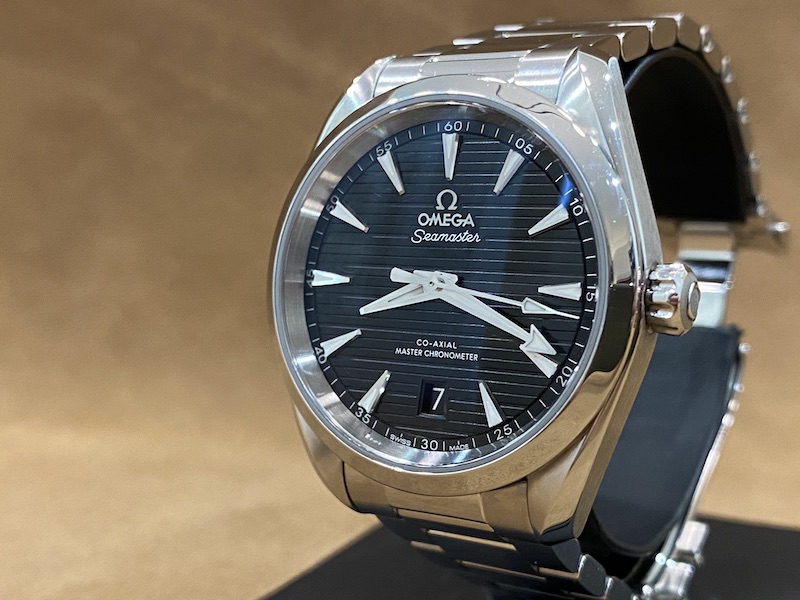 Omega Seamaster Aqua Terra black teak dial