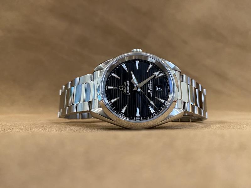 Omega Seamaster Aqua Terra black teak dial