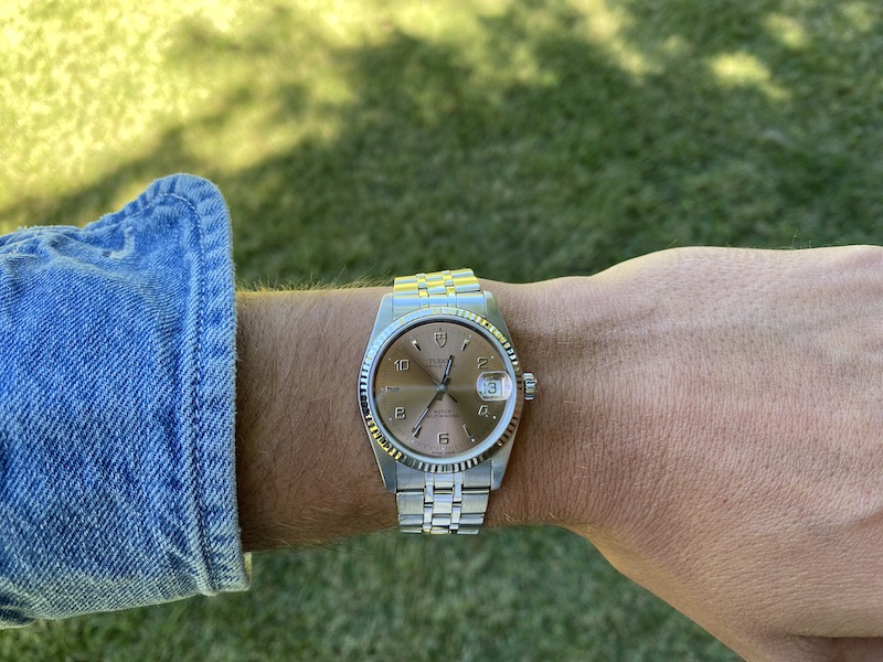 Tudor Prince Date salmon dial