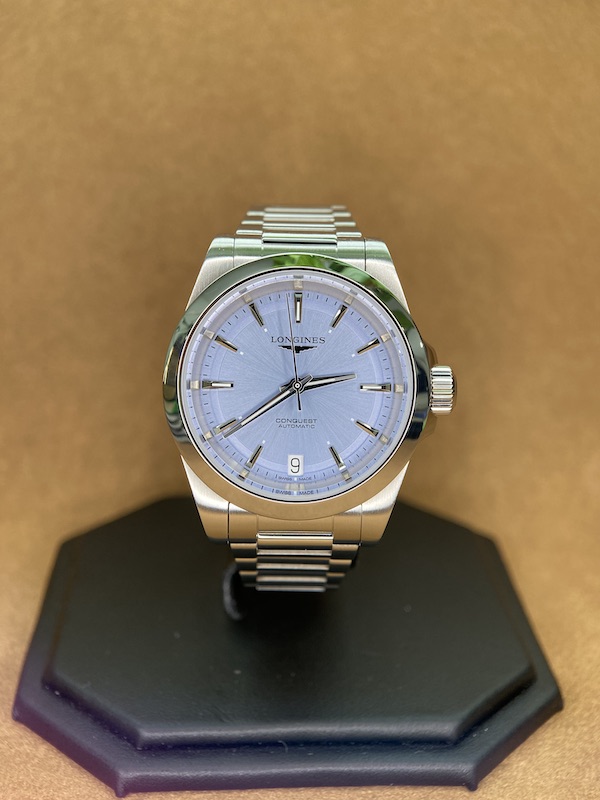 Longines Conquest 34mm blue dial