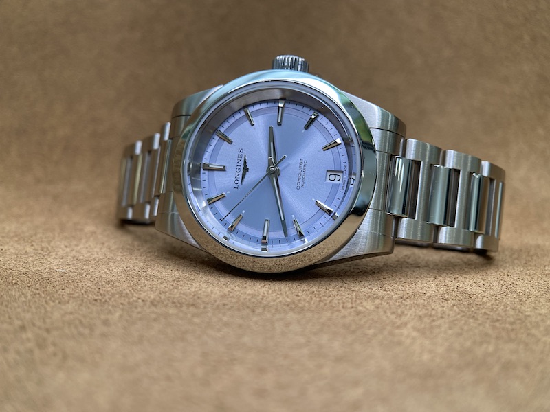 Longines Conquest 34mm blue dial