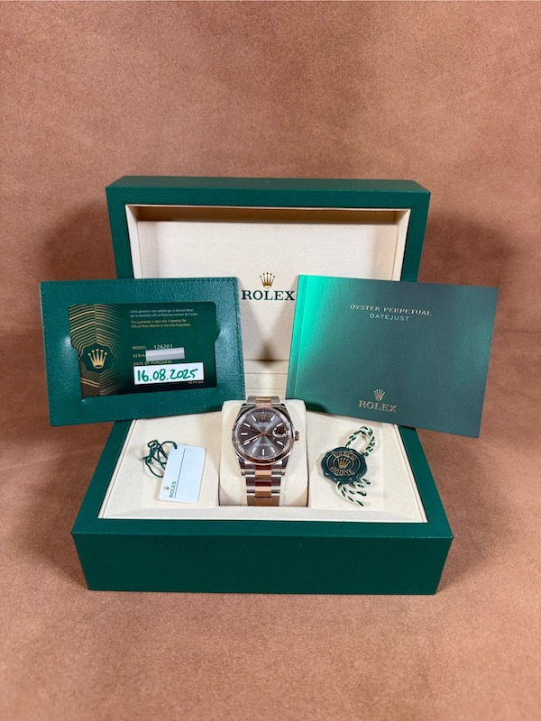 Rolex Datejust 36 Everose Slate