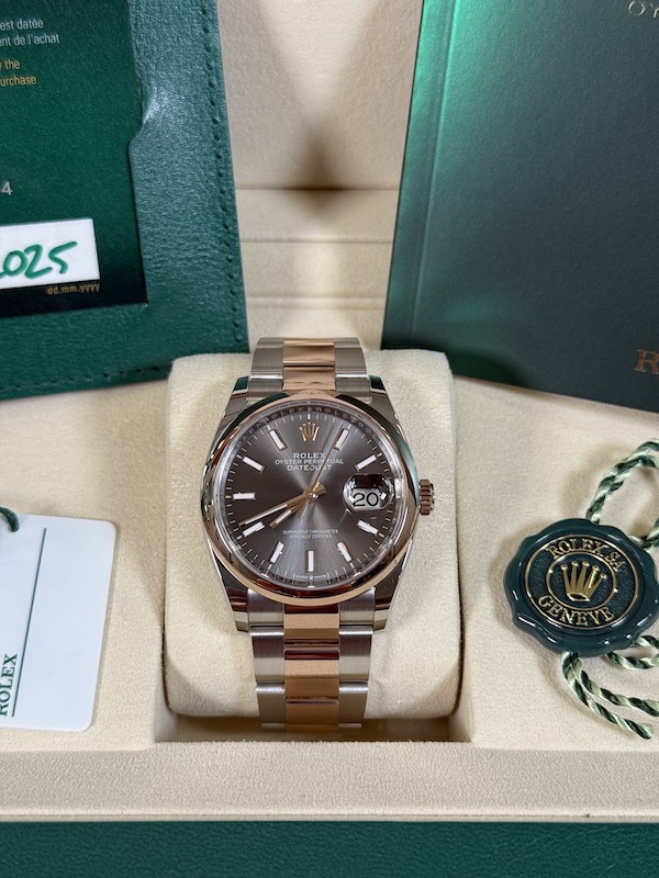 Rolex Datejust 36 Everose Slate
