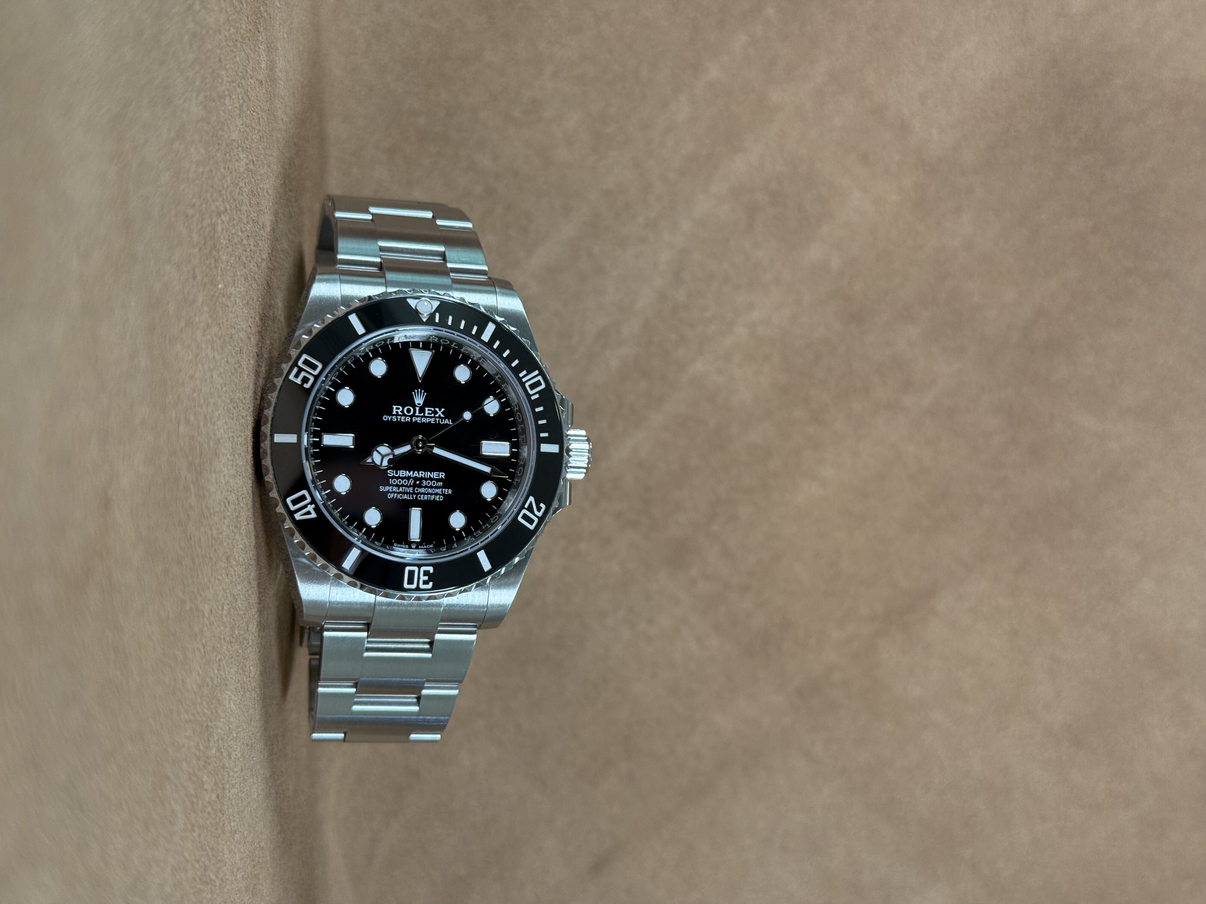 Rolex Submariner No-Date ref 124060 black dial