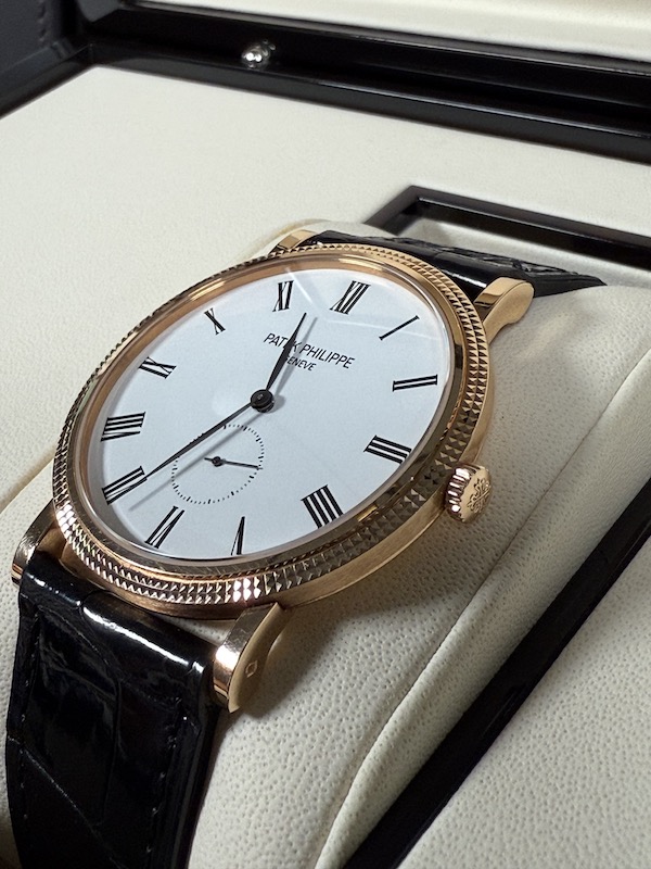 Patek Philippe Calatrava 5119R dial close up