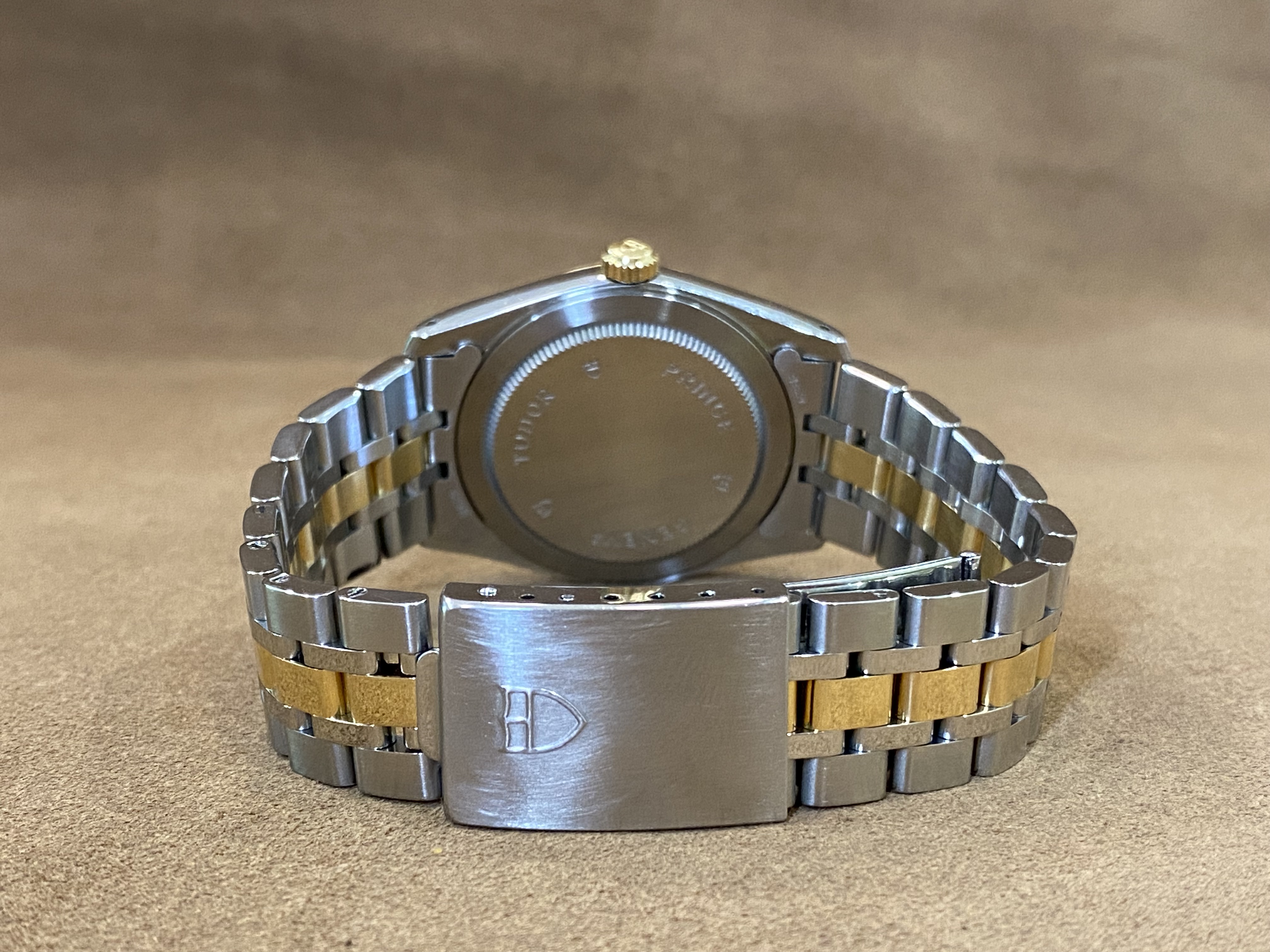 Tudor Prince Date ref 74034 champagne dial two-tone